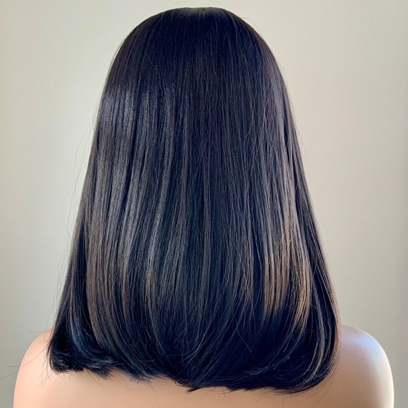 Dress Up or Down 16” Dark Brown Premium Fiber Headband Wig - Picture 6 of 6